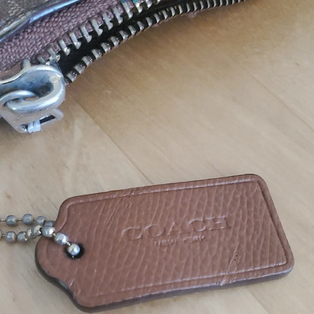 Coach Brown Monogram Canvas Crossbody/Shoulder Bag Project DIY Repair - Picture 5 of 15